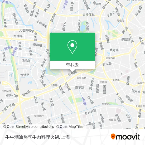 牛牛潮汕热气牛肉料理火锅地图