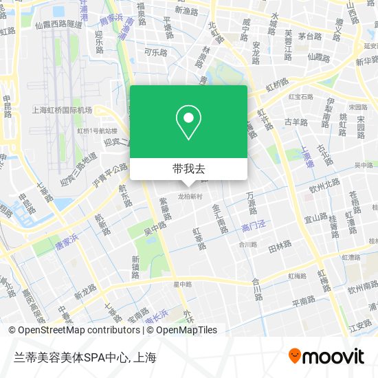 兰蒂美容美体SPA中心地图