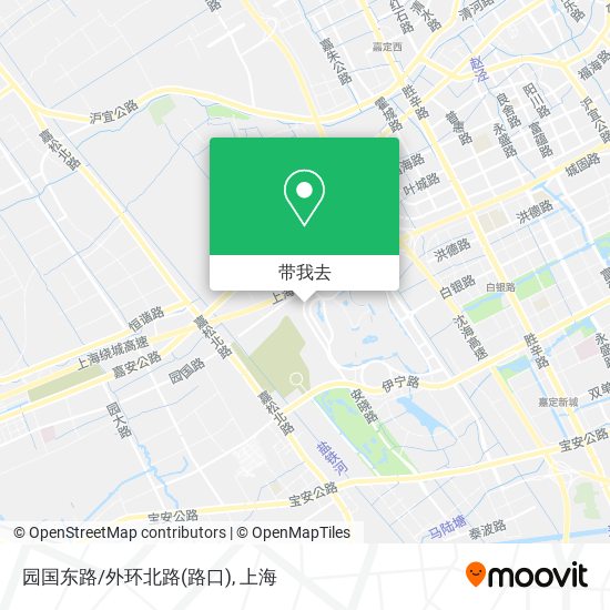 园国东路/外环北路(路口)地图