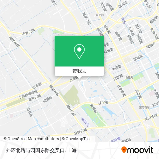 外环北路与园国东路交叉口地图