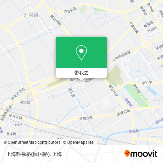 上海科禄格(园国路)地图