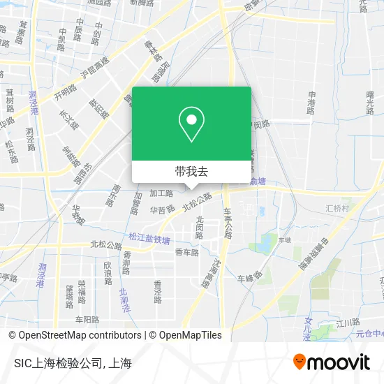 SIC上海检验公司地图