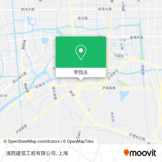 浦西建筑工程有限公司地图