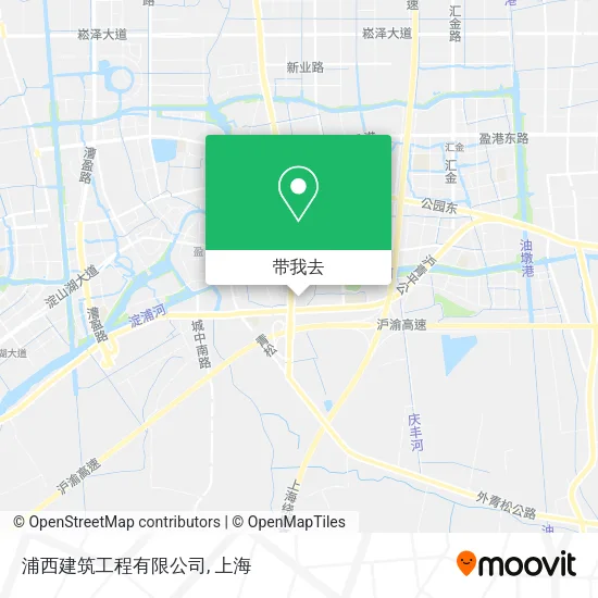 浦西建筑工程有限公司地图
