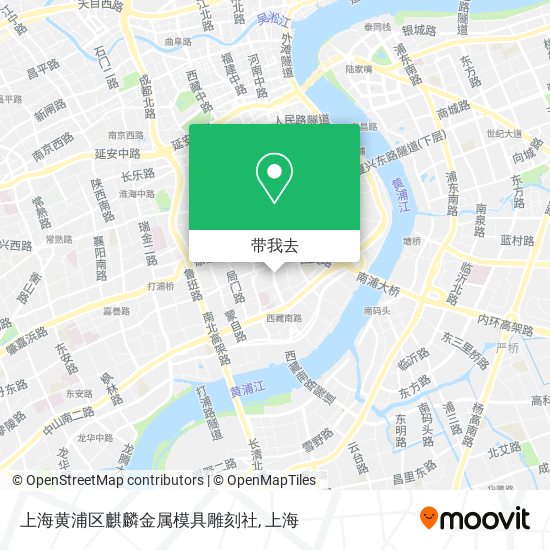 上海黄浦区麒麟金属模具雕刻社地图