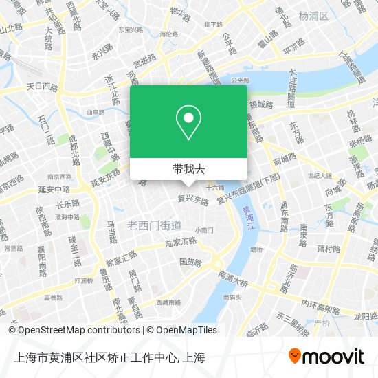 上海市黄浦区社区矫正工作中心地图