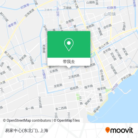 易家中心(东北门)地图