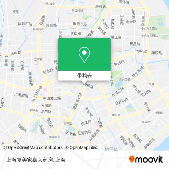 上海复美家嘉大药房地图