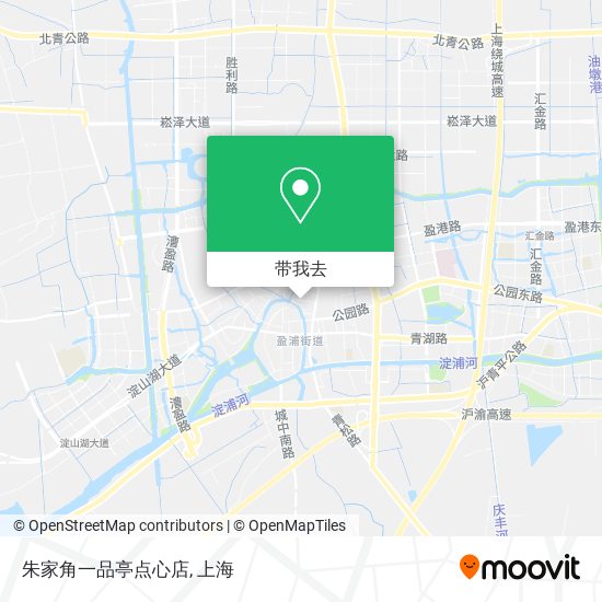 朱家角一品亭点心店地图