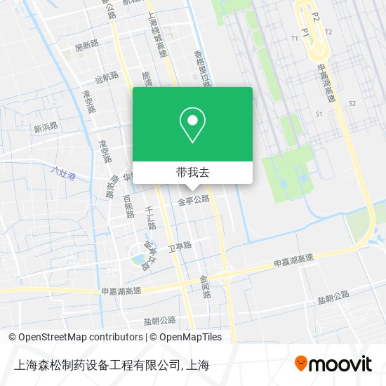 上海森松制药设备工程有限公司地图