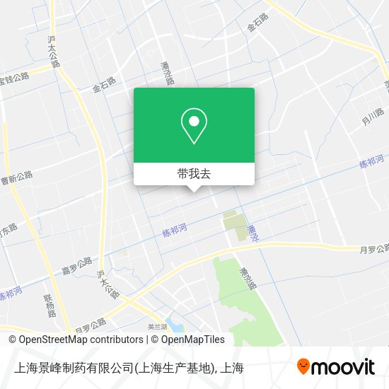 上海景峰制药有限公司(上海生产基地)地图
