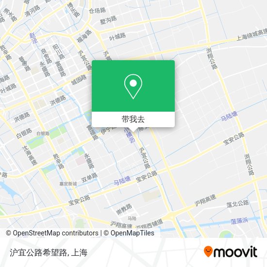 沪宜公路希望路地图