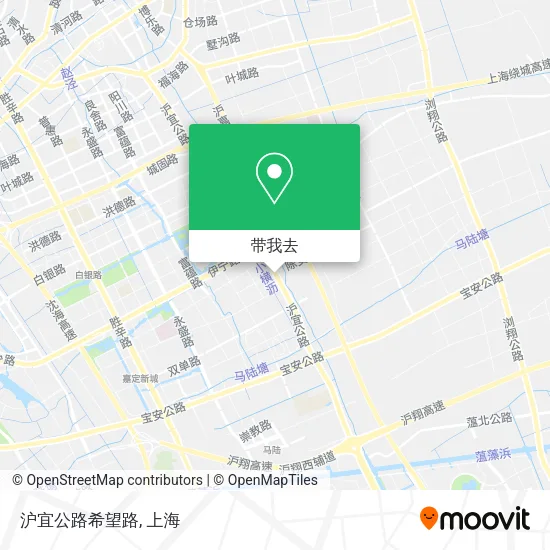 沪宜公路希望路地图