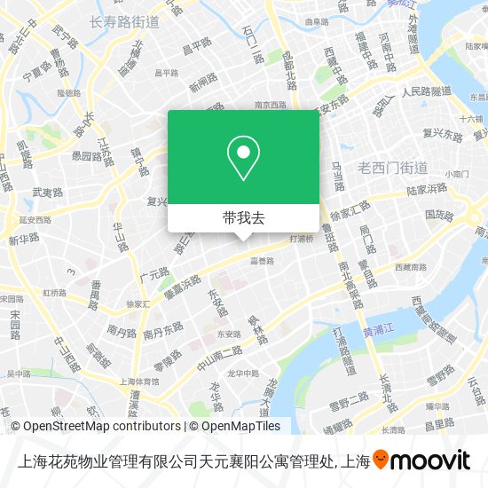 上海花苑物业管理有限公司天元襄阳公寓管理处地图