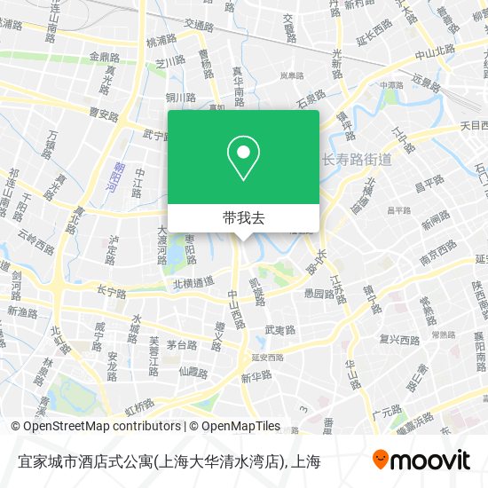 宜家城市酒店式公寓(上海大华清水湾店)地图