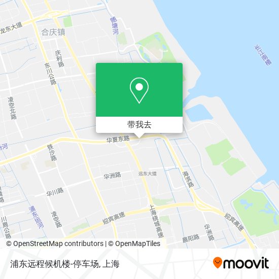 浦东远程候机楼-停车场地图