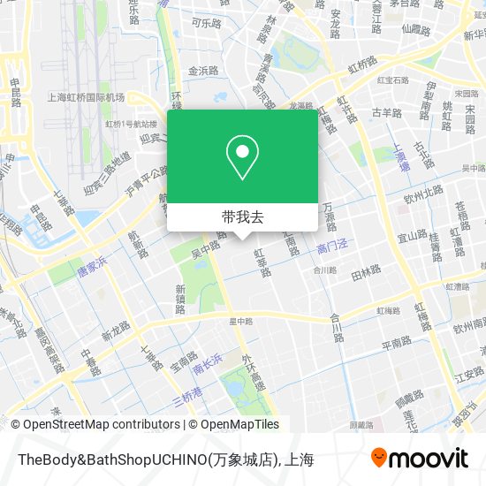 TheBody&BathShopUCHINO(万象城店)地图