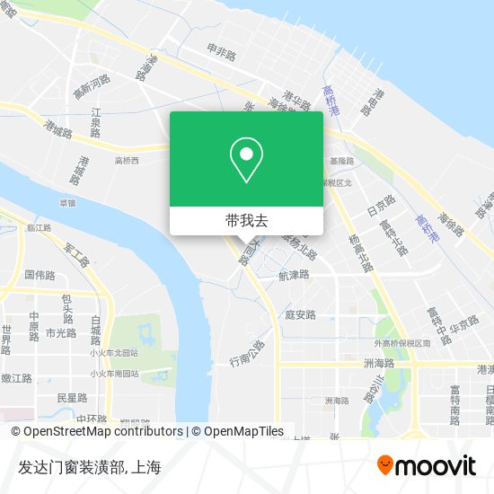 发达门窗装潢部地图