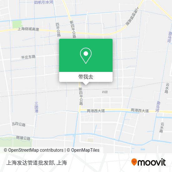 上海发达管道批发部地图
