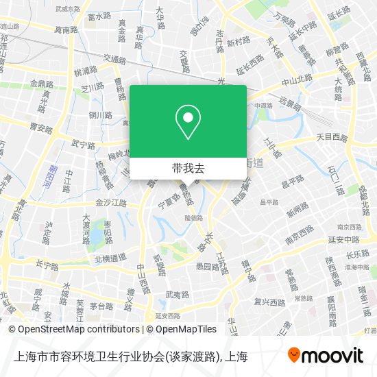 上海市市容环境卫生行业协会(谈家渡路)地图