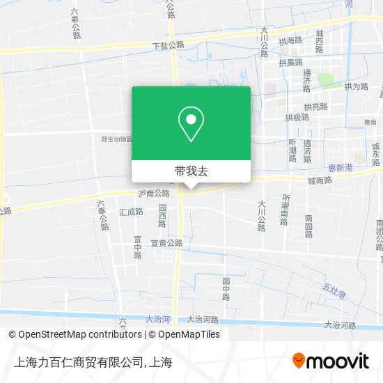 上海力百仁商贸有限公司地图