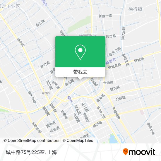 城中路75号225室地图