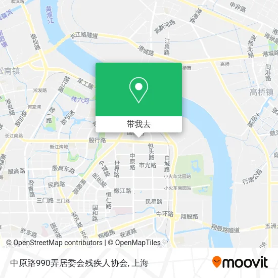中原路990弄居委会残疾人协会地图