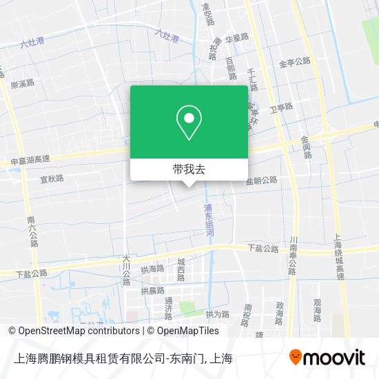 上海腾鹏钢模具租赁有限公司-东南门地图