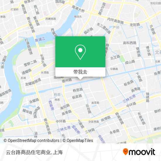 云台路商品住宅商业地图