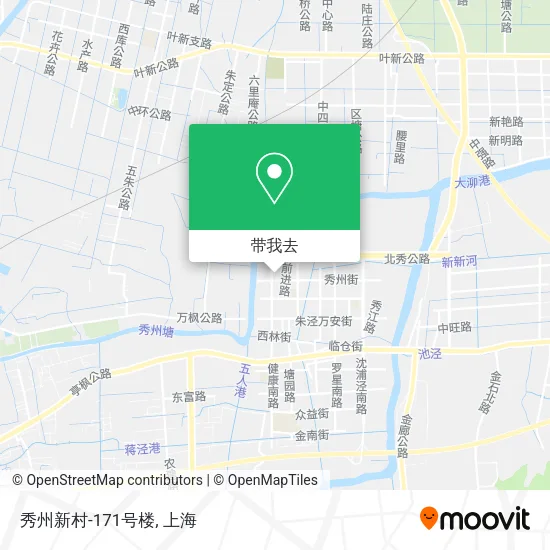 秀州新村-171号楼地图