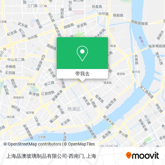 上海晶澳玻璃制品有限公司-西南门地图