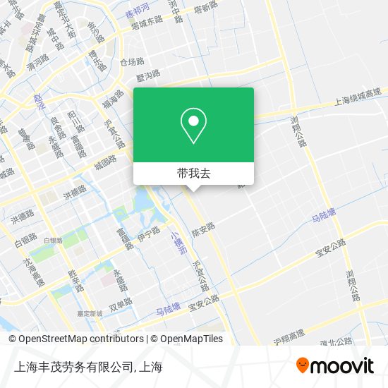 上海丰茂劳务有限公司地图