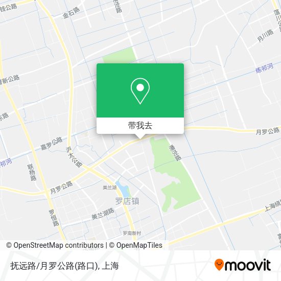 抚远路/月罗公路(路口)地图
