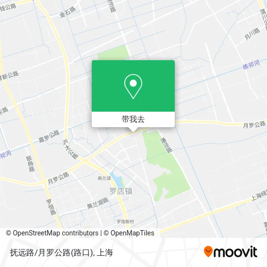 抚远路/月罗公路(路口)地图
