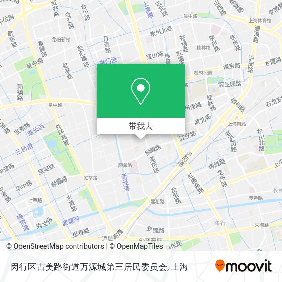 闵行区古美路街道万源城第三居民委员会地图
