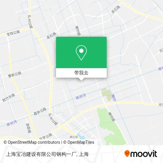 上海宝冶建设有限公司钢构一厂地图