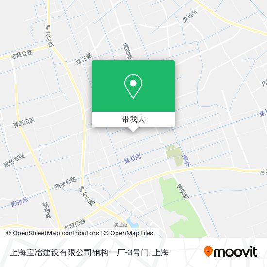 上海宝冶建设有限公司钢构一厂-3号门地图