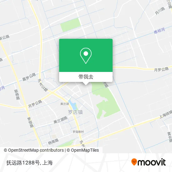 抚远路1288号地图