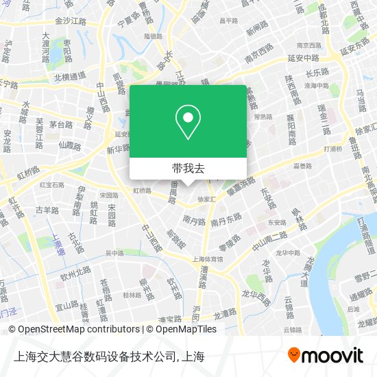 上海交大慧谷数码设备技术公司地图