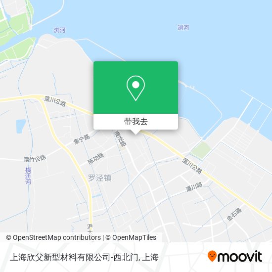 上海欣父新型材料有限公司-西北门地图