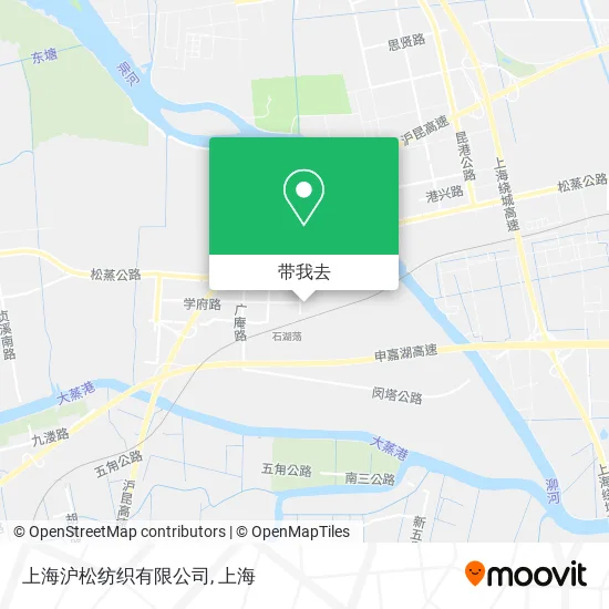 上海沪松纺织有限公司地图