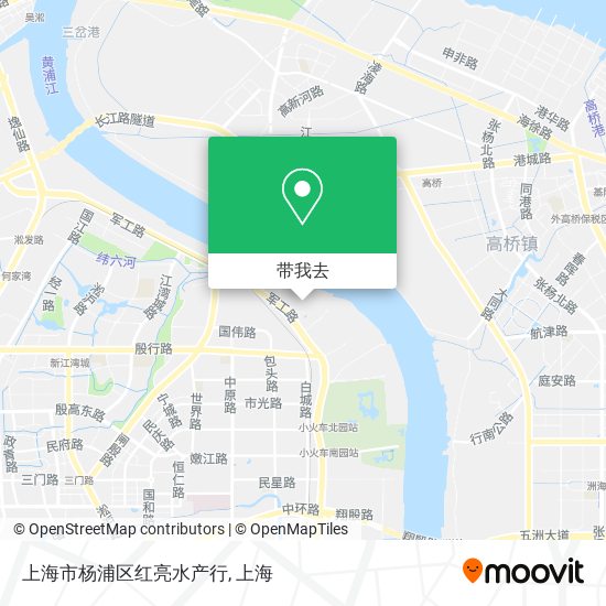 上海市杨浦区红亮水产行地图