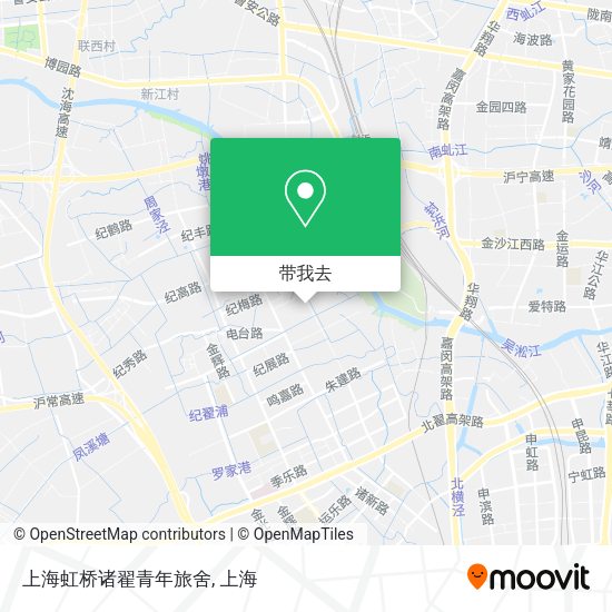 上海虹桥诸翟青年旅舍地图