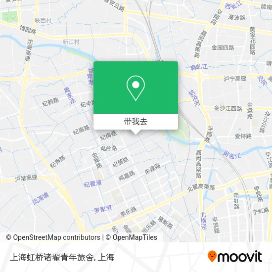 上海虹桥诸翟青年旅舍地图