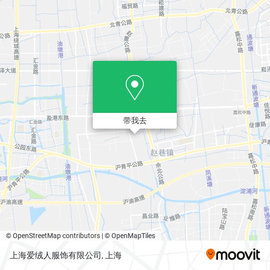 上海爱绒人服饰有限公司地图