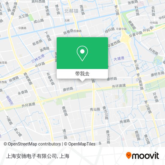 上海安驰电子有限公司地图