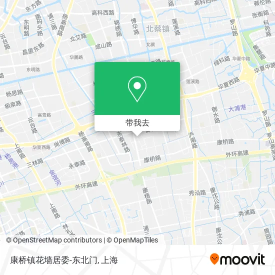 康桥镇花墙居委-东北门地图