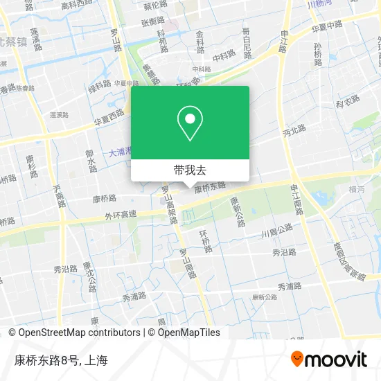 康桥东路8号地图