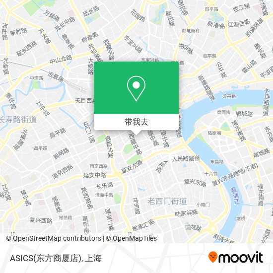 ASICS(东方商厦店)地图