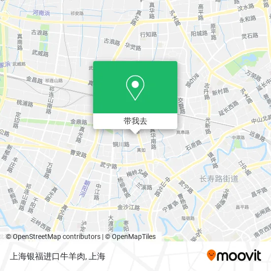 上海银福进口牛羊肉地图